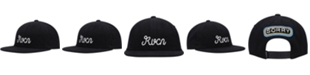 RVCA Men's Black Evan Mock Sorry Snapback Hat